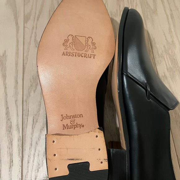 Johnston & Murphy  Aristocraft Black Leather Loafers 10.5 D main image 8